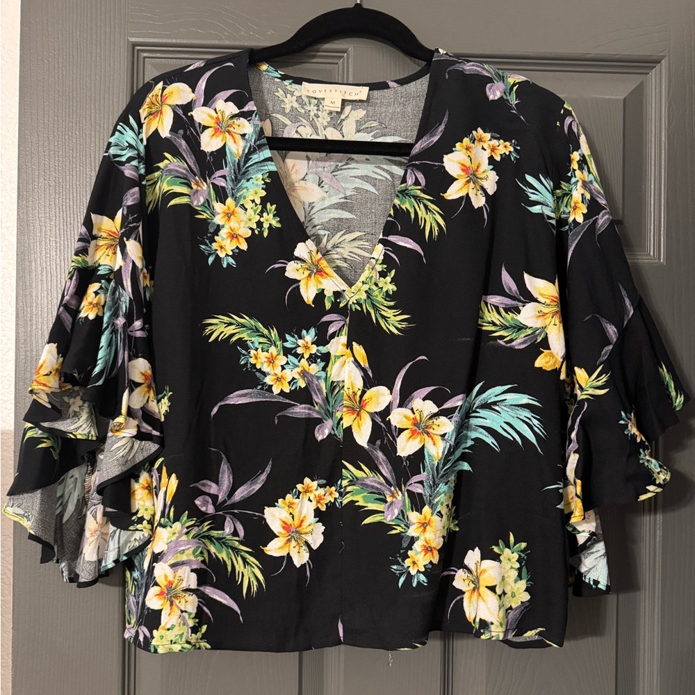 Lovestitch Multicolor Floral Top
